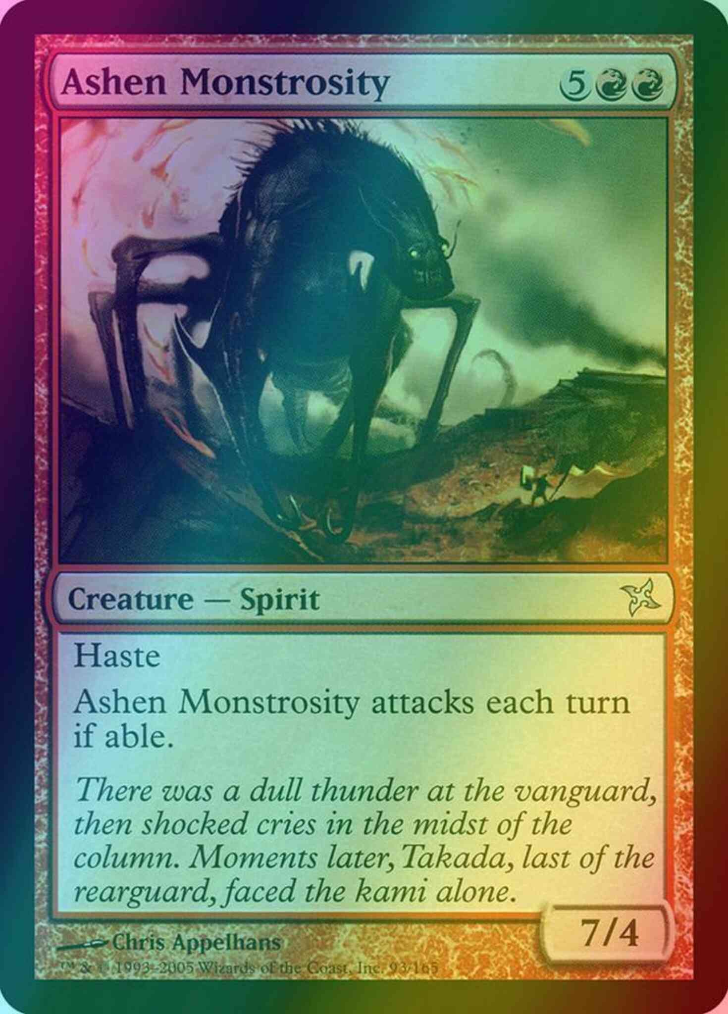 Ashen Monstrosity [93] [Betrayers of Kamigawa] [Foil]