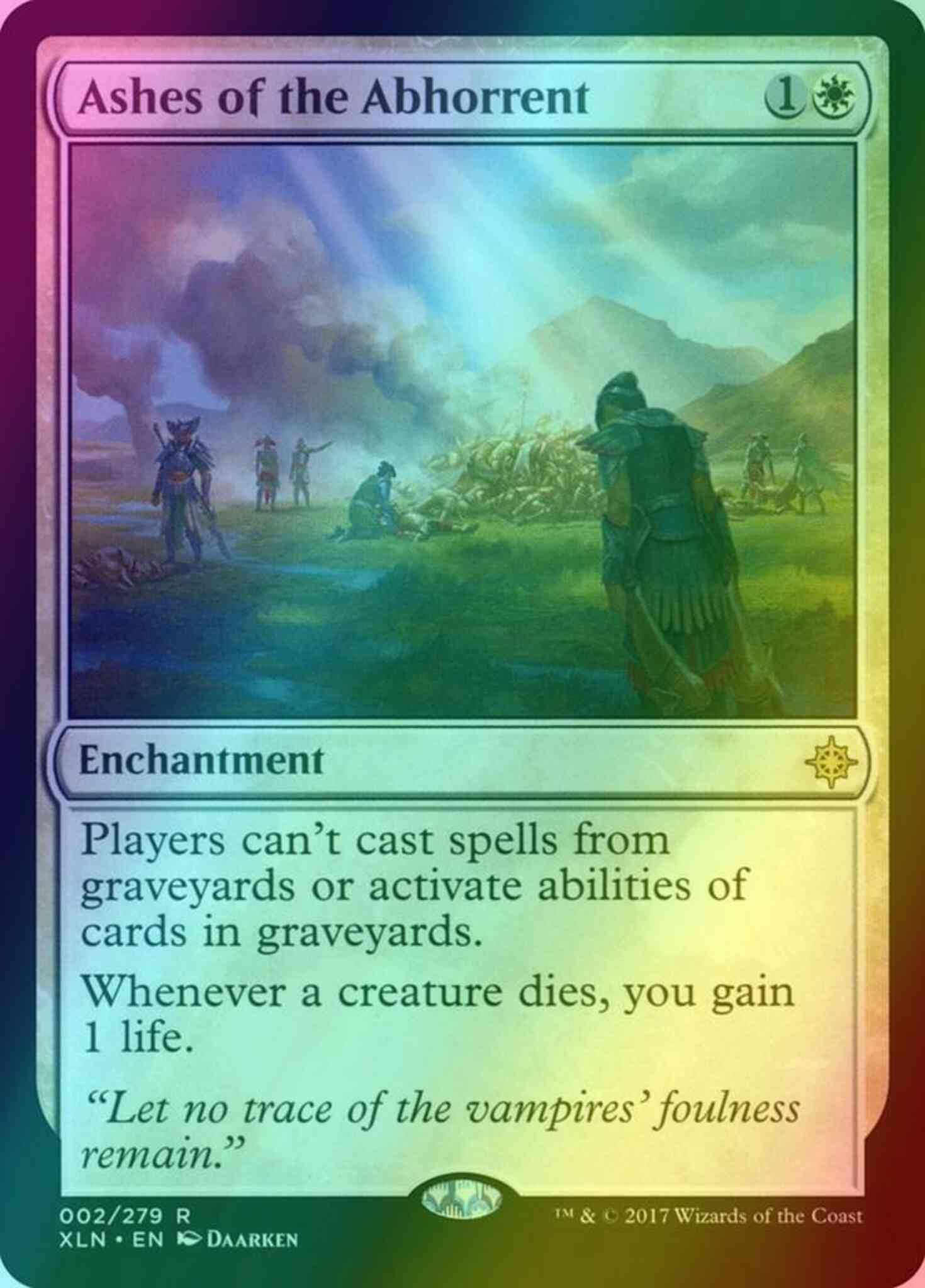 Ashes of the Abhorrent [2] [Ixalan] [Foil]