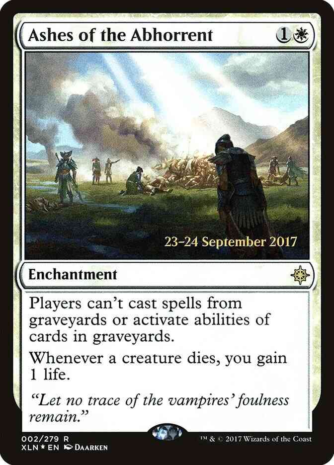 Ashes of the Abhorrent [2s] [Ixalan Promos] [Foil]