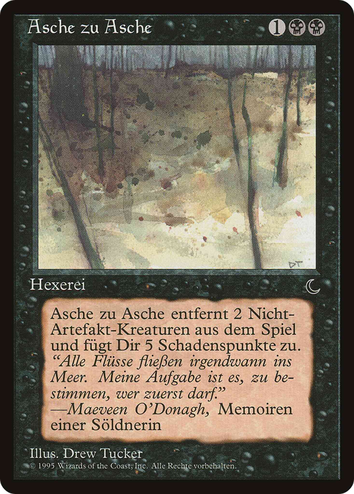 Ashes to Ashes - German [47] [Renaissance German] [Non-Foil]