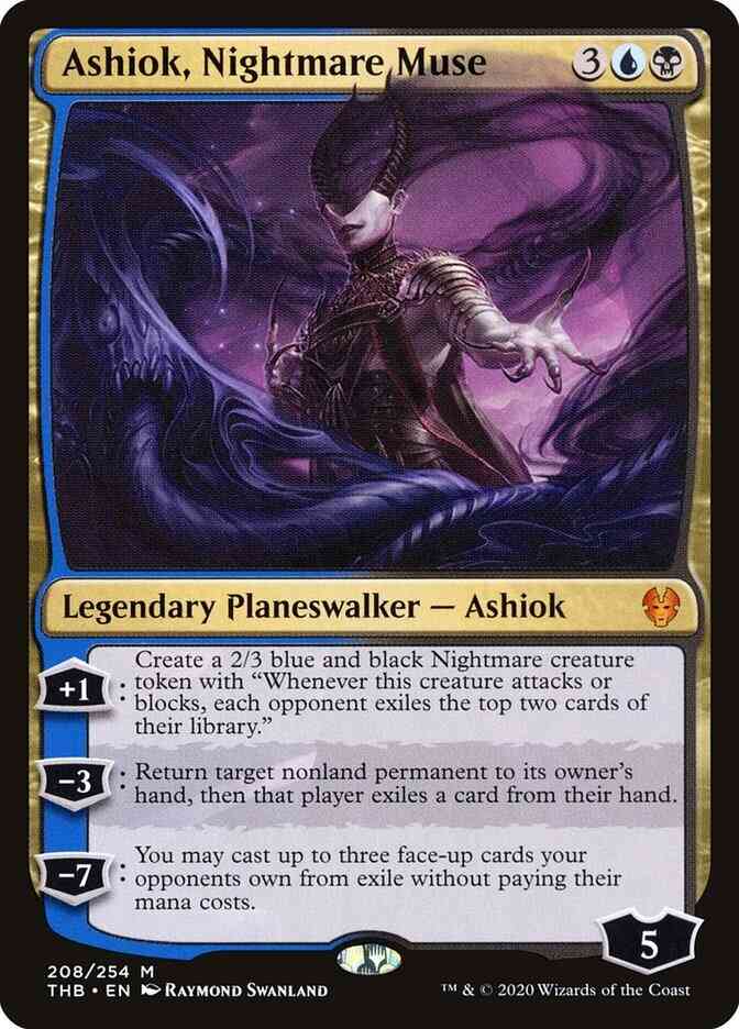 Ashiok, Nightmare Muse [208] [Theros Beyond Death] [Non-Foil]