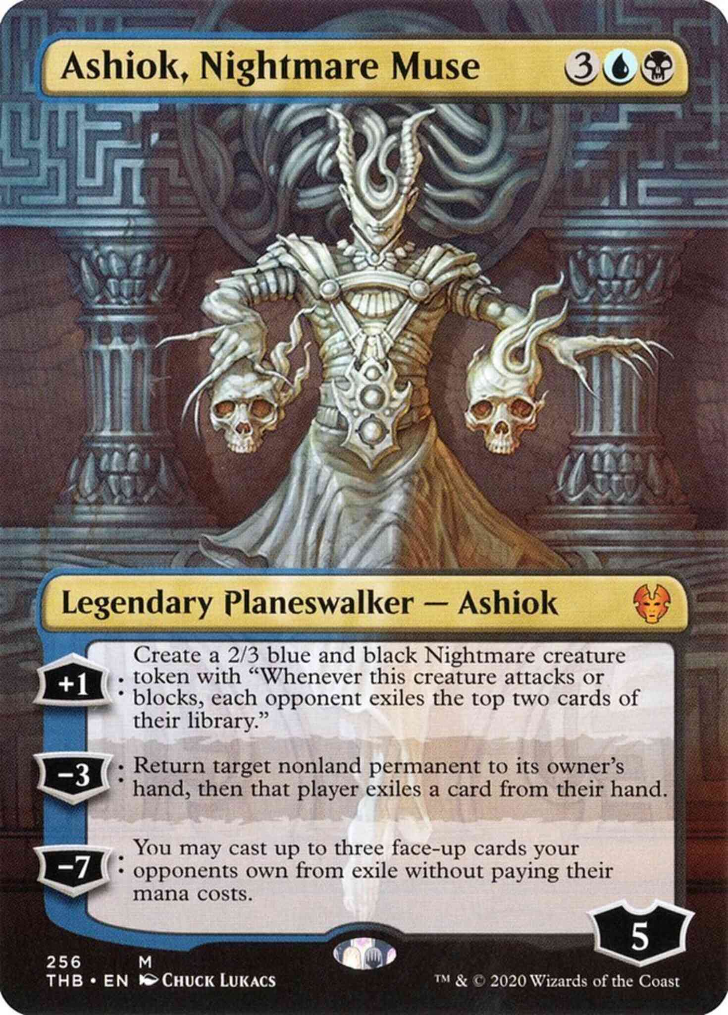 Ashiok, Nightmare Muse [256] [Borderless] [Theros Beyond Death] [Non-Foil]