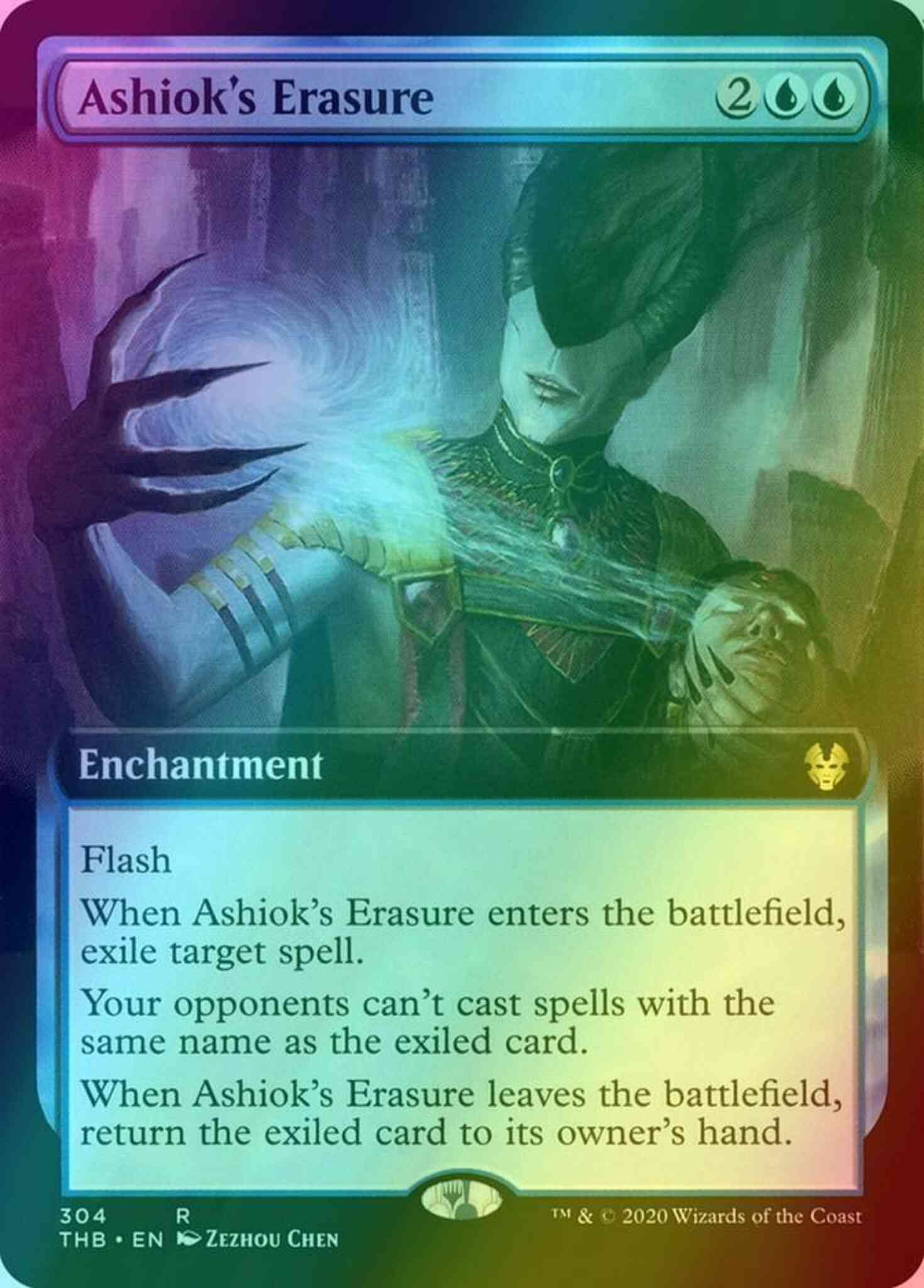 Ashiok's Erasure [304] [Extended Art] [Theros Beyond Death] [Foil]