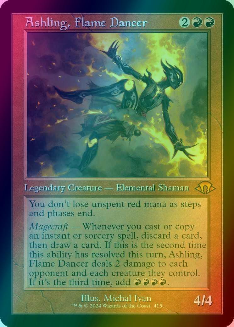 Ashling, Flame Dancer [415] [Retro Frame] [Modern Horizons 3] [Foil]