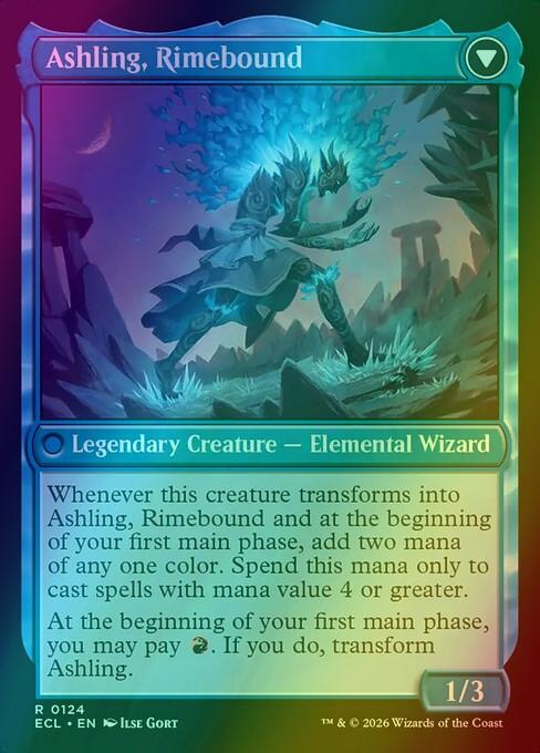 Ashling, Rekindled // Ashling, Rimebound [124p] [Promo Pack] [Lorwyn Eclipsed: Promos] [Foil] - Image 2