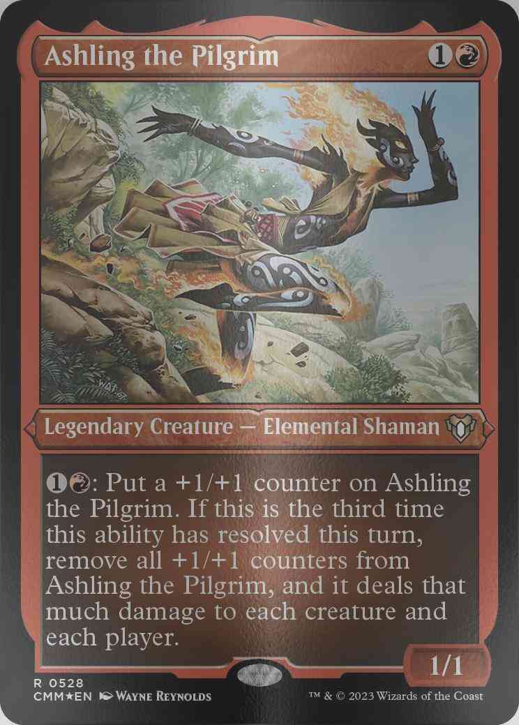 Ashling the Pilgrim [528] [Commander Masters] [Etched Foil]