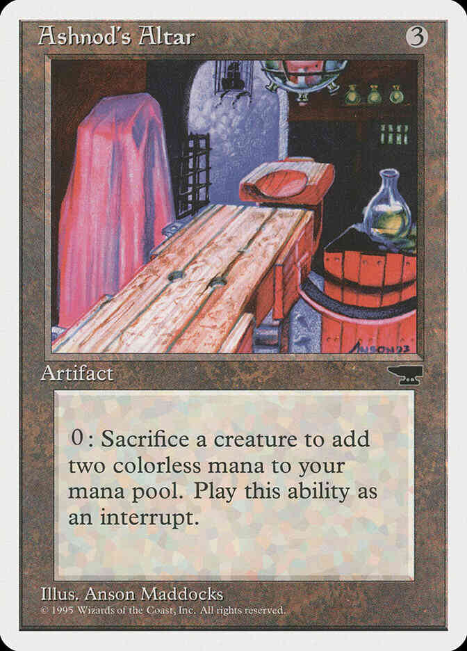 Ashnod's Altar - Japanese [92] [Japanese Chronicles] [Non-Foil]