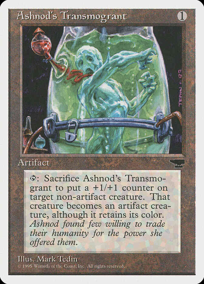 Ashnod's Transmogrant - Japanese [93] [Japanese Chronicles] [Non-Foil]