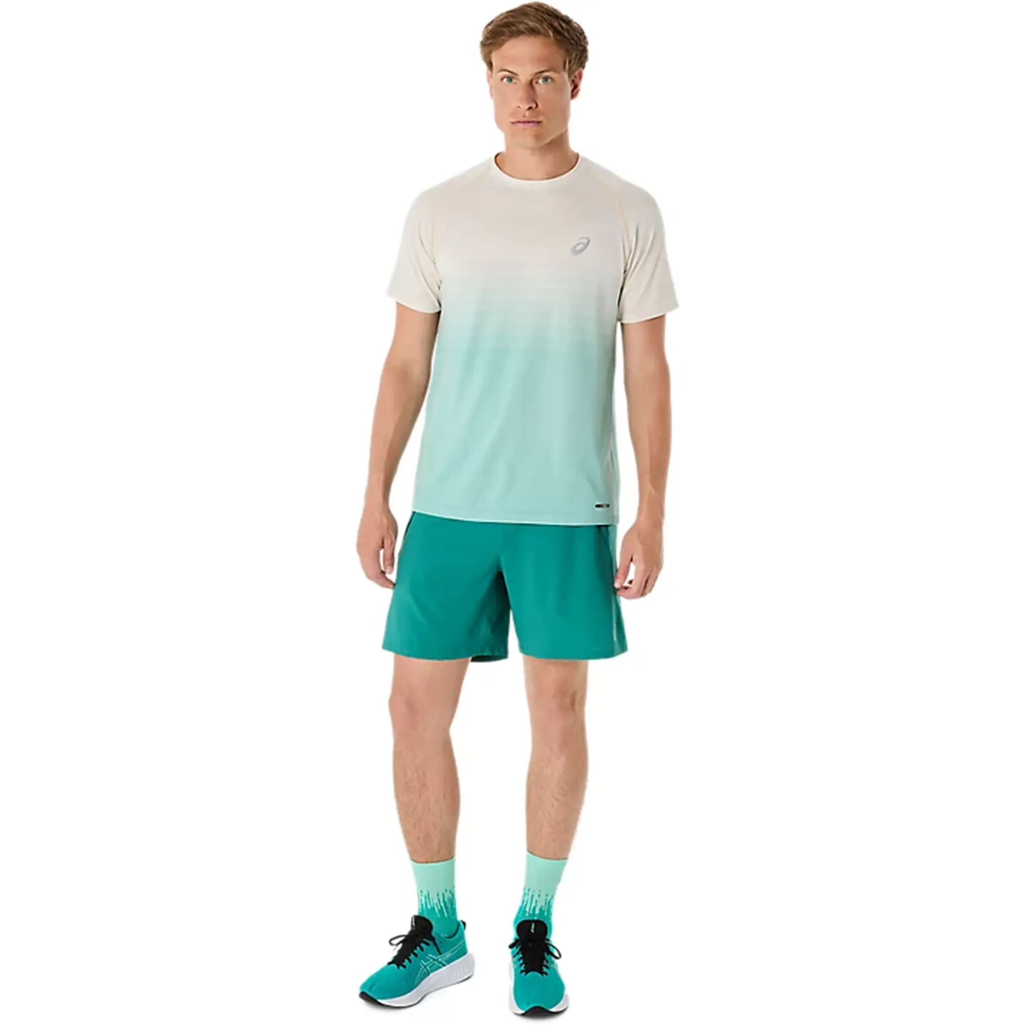 ASICS Seamless Birch Oasis Green T Shirt - Image 6