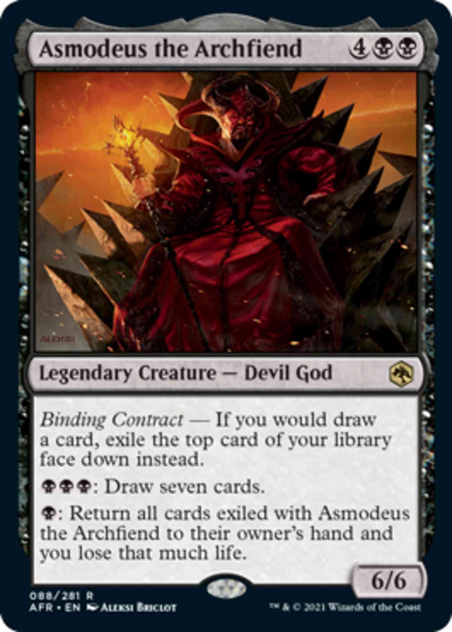 Asmodeus the Archfiend [88] [Adventures In The Forgotten Realms] [Non-Foil]
