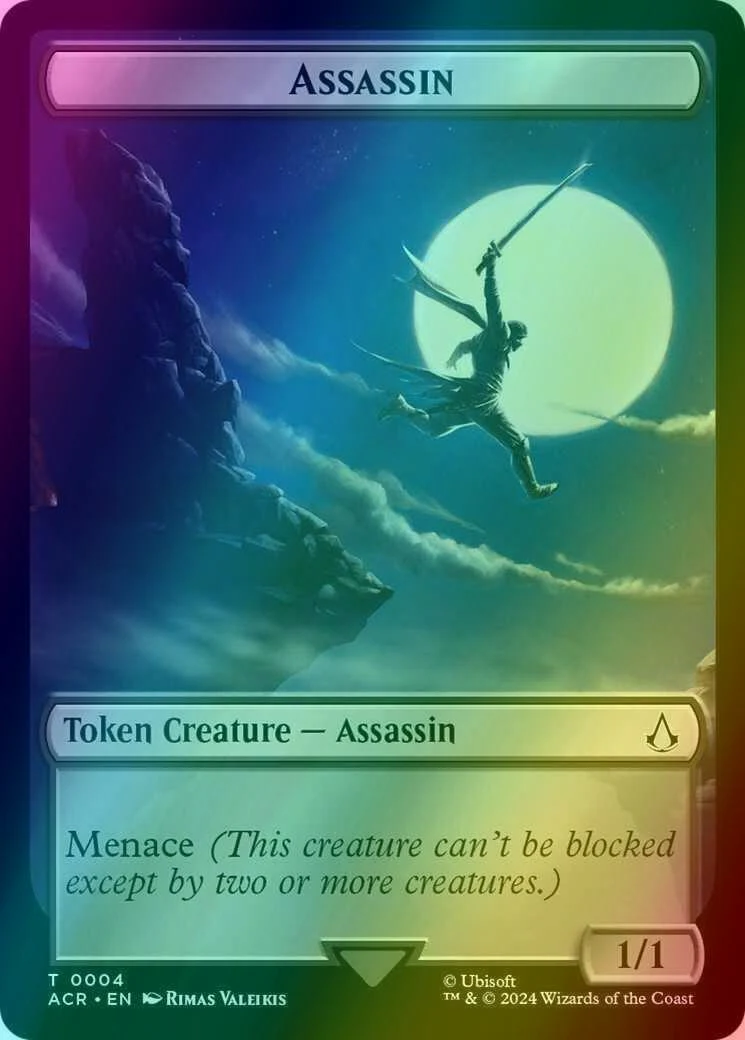 Assassin Token (04) // The Capitoline Triad Emblem (07) [Assassin's Creed: Tokens] [Foil]