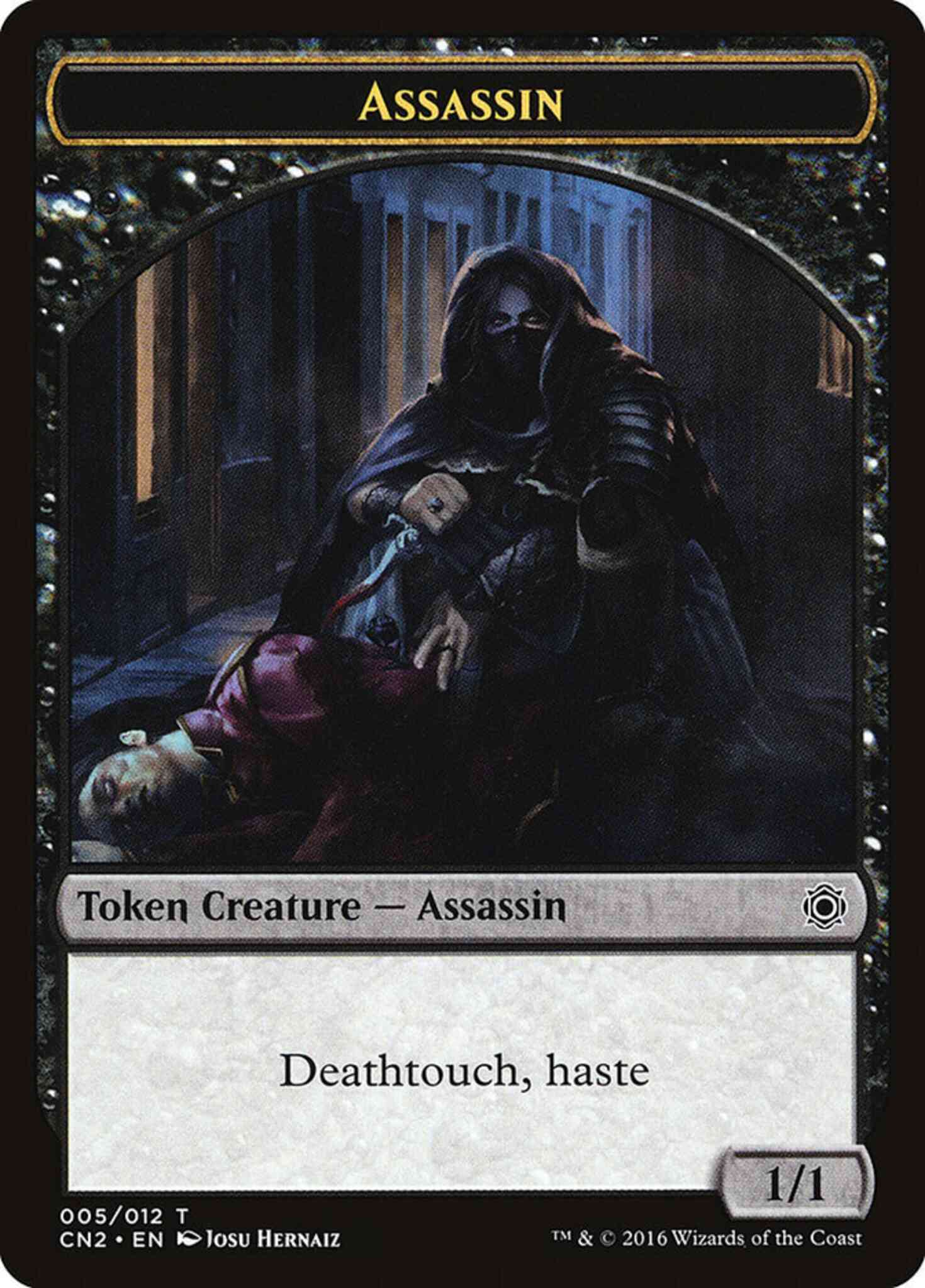 Assassin Token [05] [Conspiracy: Take the Crown Tokens] [Non-Foil]