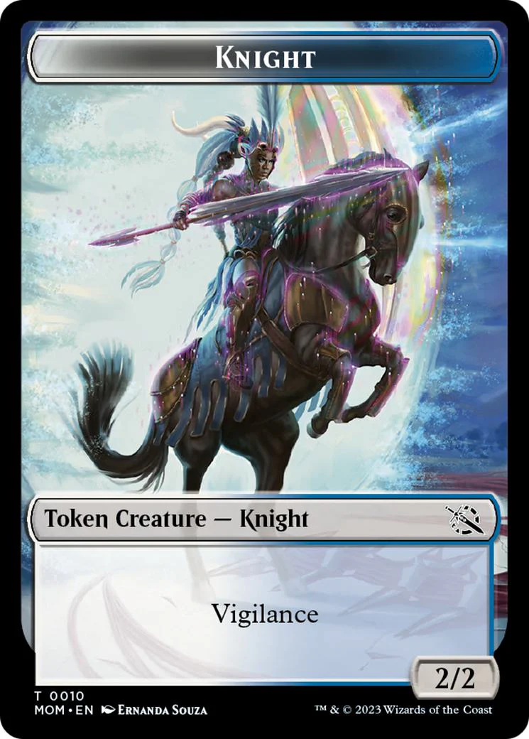 Assassin Token (17) // Knight Token (10) [March of the Machine: Commander: Tokens] [Non-Foil] - Image 2