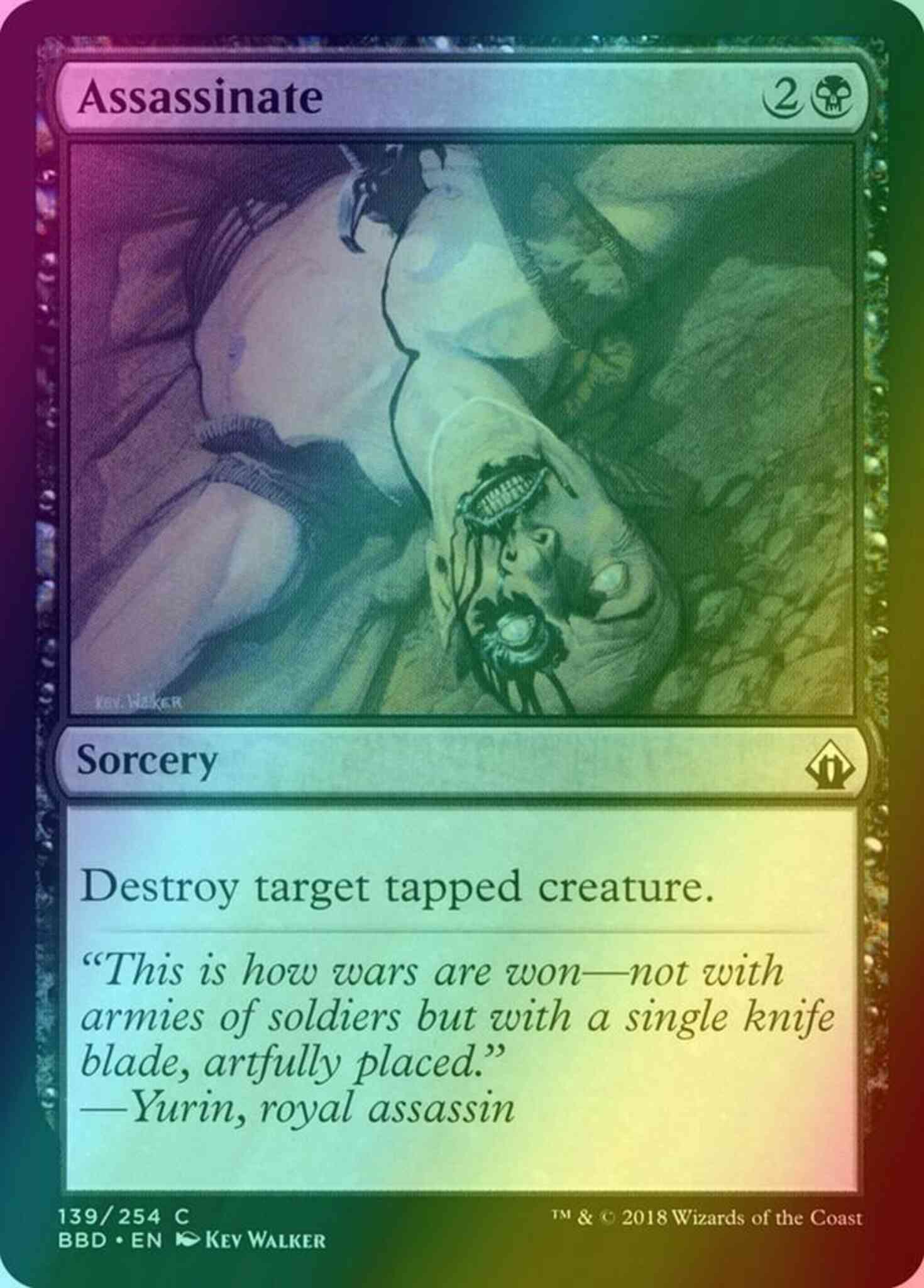 Assassinate [139] [Battlebond] [Foil]