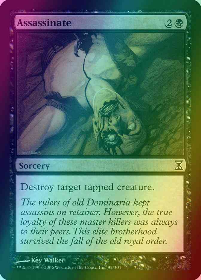 Assassinate [95] [Time Spiral] [Foil]