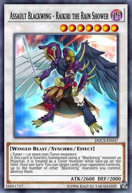 Assault Blackwing - Raikiri the Rain Shower - MP16-EN141 - Ultra Rare - 1st Edition