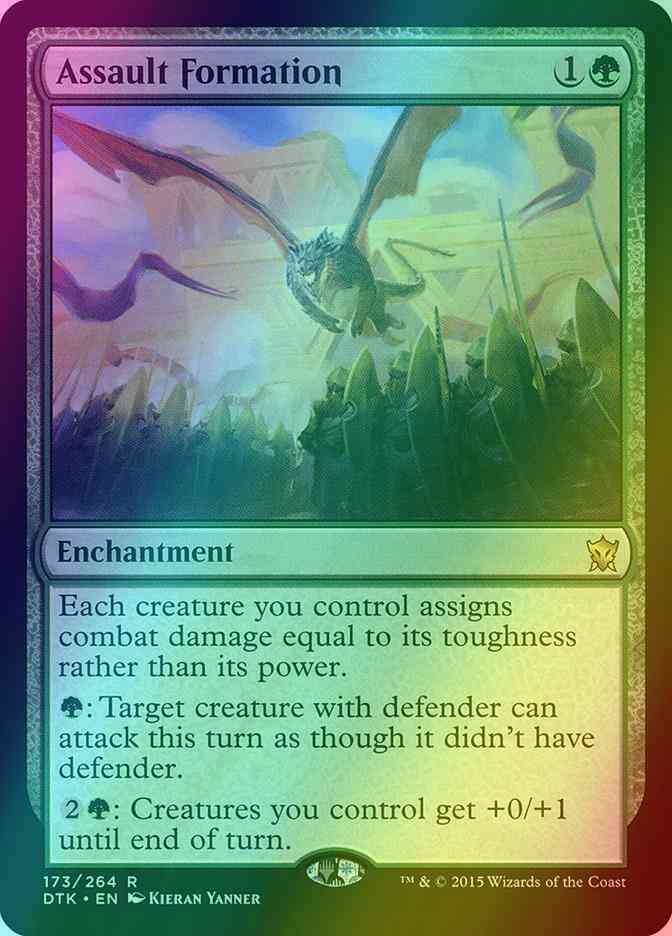 Assault Formation [173] [Dragons Of Tarkir] [Foil]