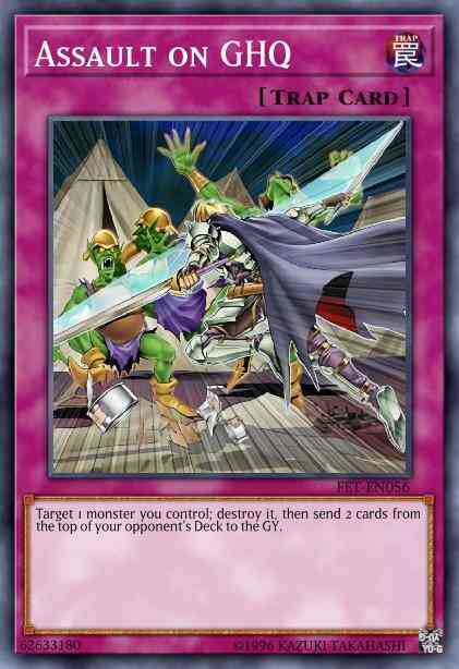 Assault on GHQ - DR3-EN176 - Rare - Unlimited