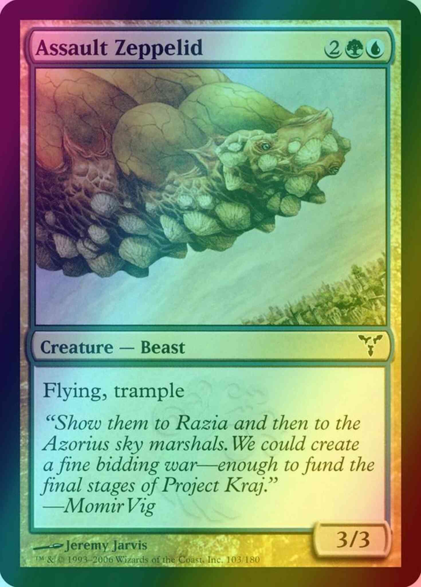 Assault Zeppelid [103] [Dissension] [Foil]