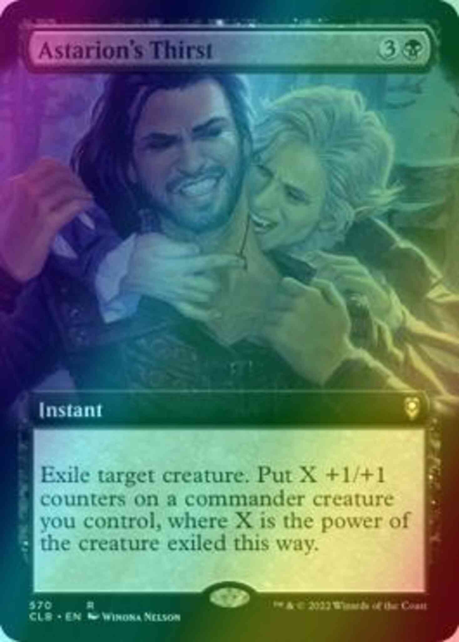 Astarion's Thirst [570] [Extended Art] [Commander Legends: Battle for Baldur's Gate] [Foil]