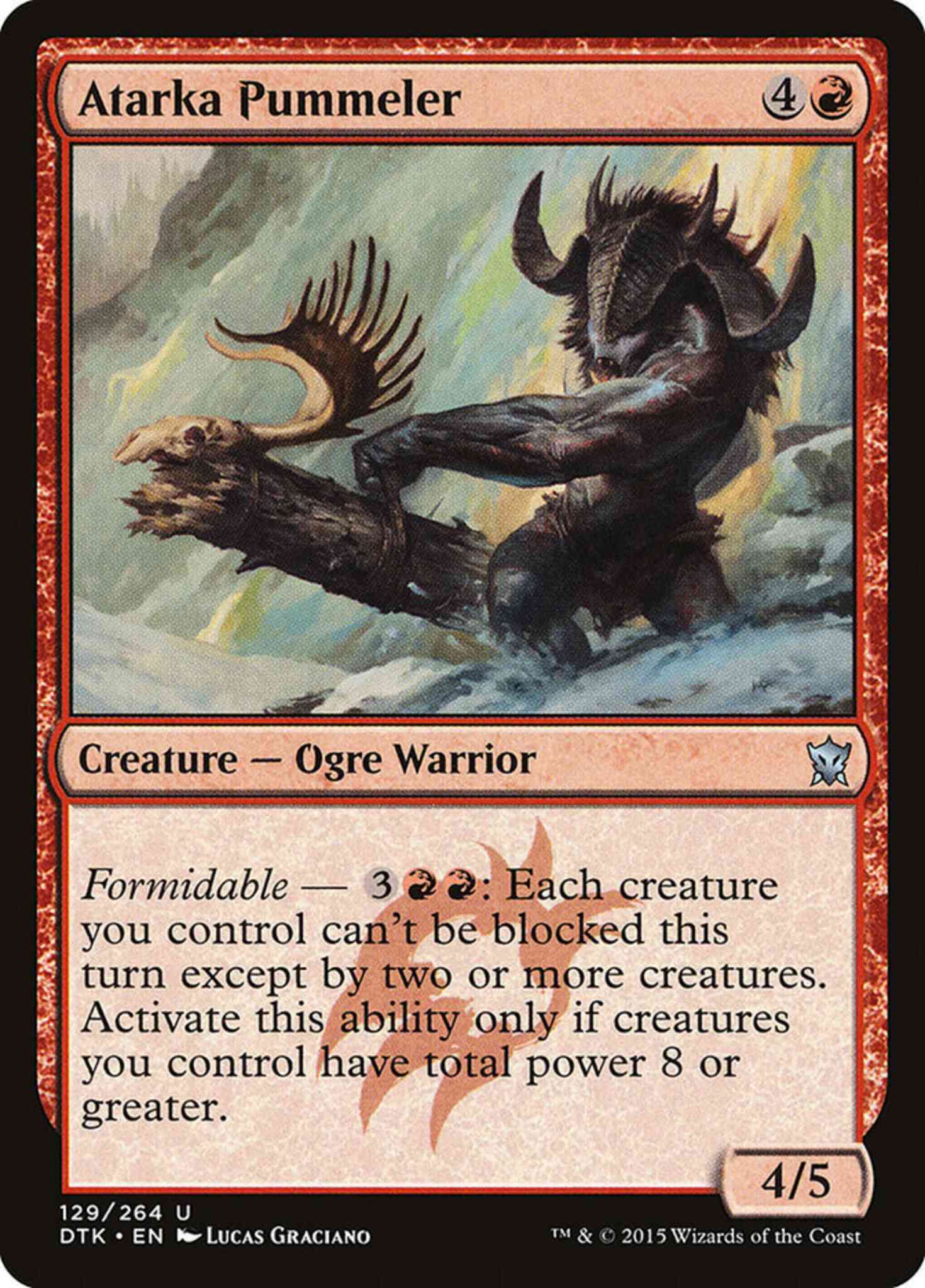 Atarka Pummeler [129] [Dragons Of Tarkir] [Non-Foil]