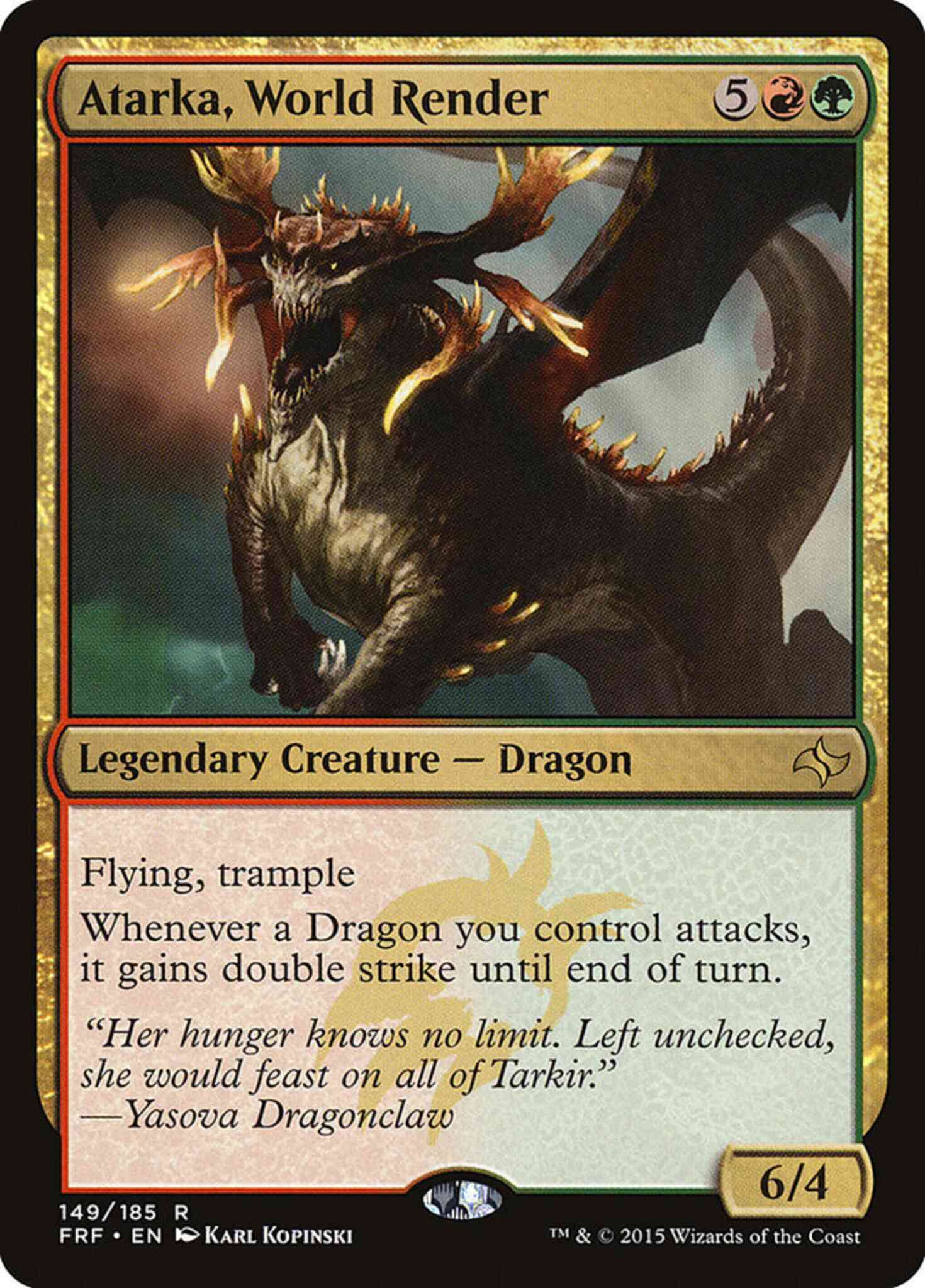 Atarka, World Render [149] [Fate Reforged] [Non-Foil]