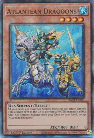 Atlantean Dragoons - RA03-EN006 - Prismatic Ultimate Rare - 1st Edition