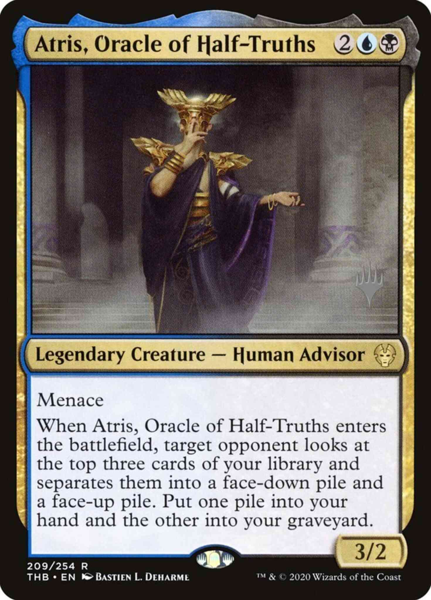 Atris, Oracle of Half-Truths [209p] [Promo Pack] [Theros Beyond Death Promos] [Non-Foil]