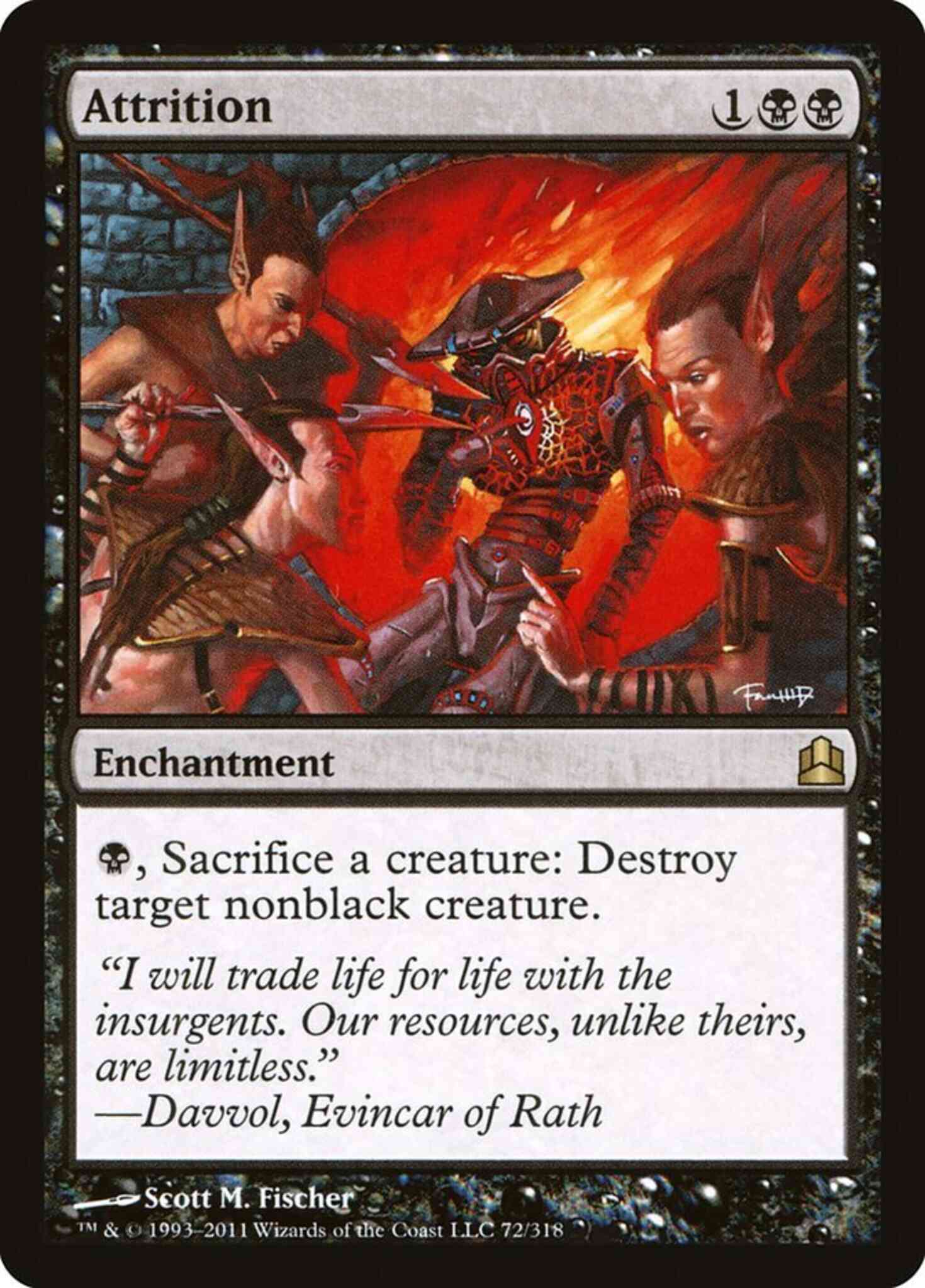 Attrition [72] [Commander 2011] [Non-Foil]