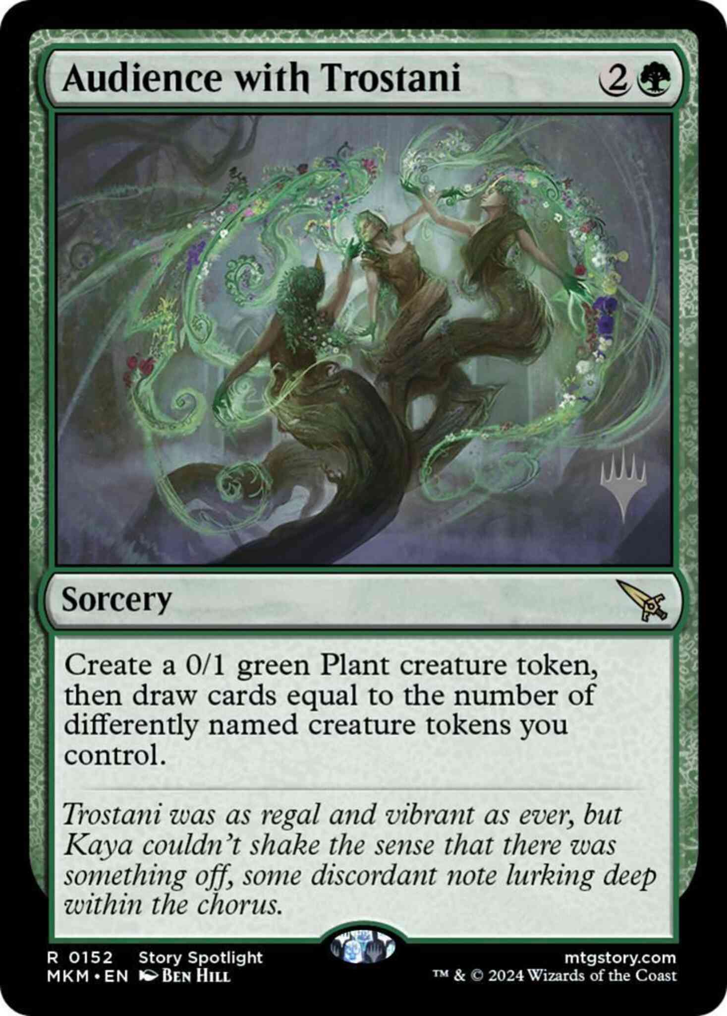 Audience with Trostani [152p] [Promo Pack] [Murders at Karlov Manor: Promos] [Non-Foil]