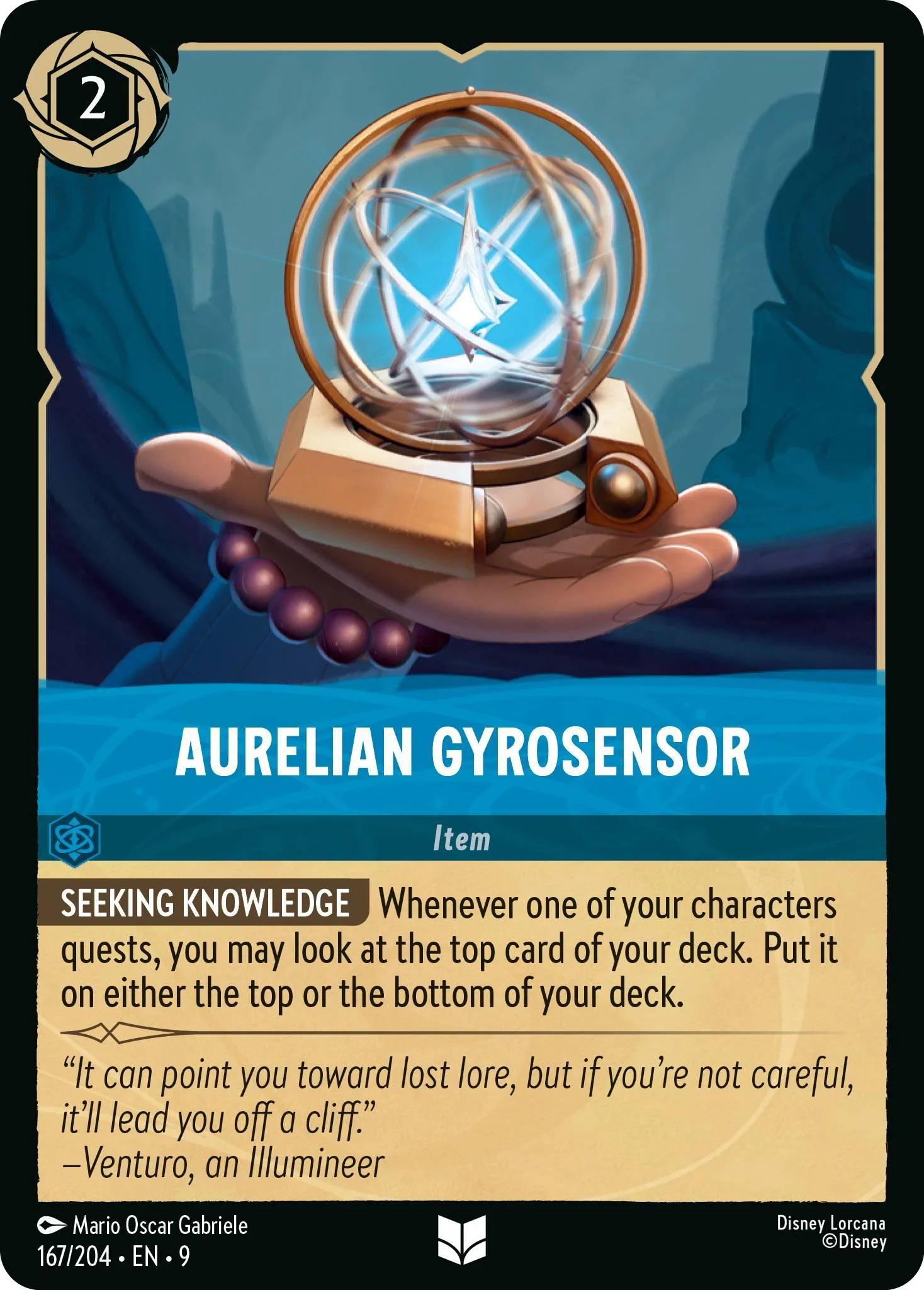 Aurelian Gyrosensor - 167/204 [Fabled] [Non-Foil]