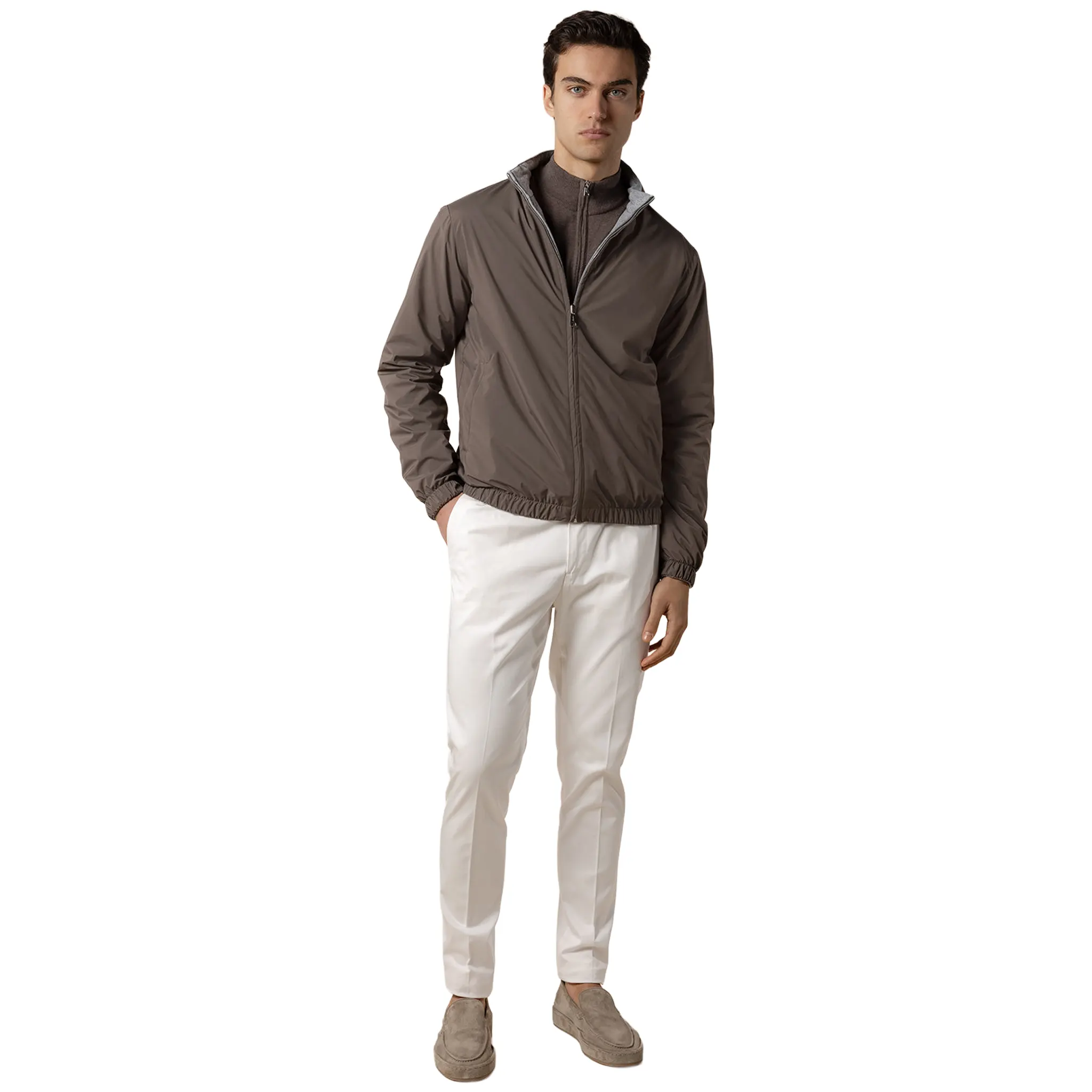 Aurélien Reversible Ash Grey Resort Jacket - Image 3