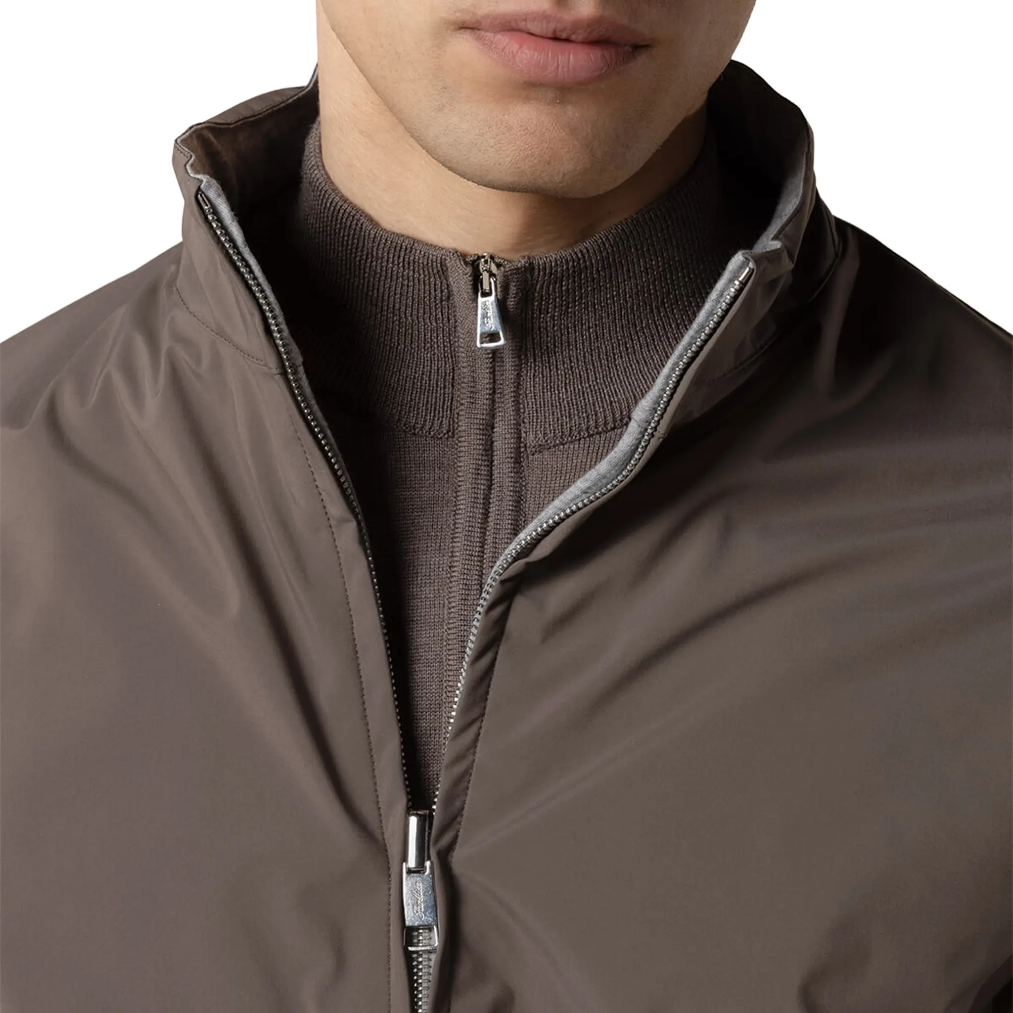 Aurélien Reversible Ash Grey Resort Jacket - Image 5