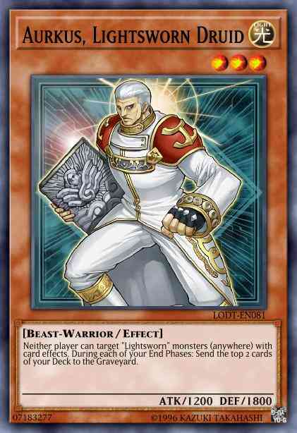 Aurkus, Lightsworn Druid - LODT-EN081 - Super Rare - Unlimited