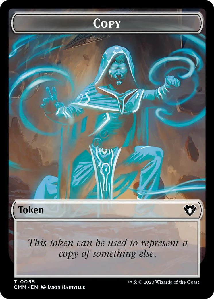 Avacyn Token (60) // Copy Token (55) [Commander Masters: Tokens] [Non-Foil] - Image 2