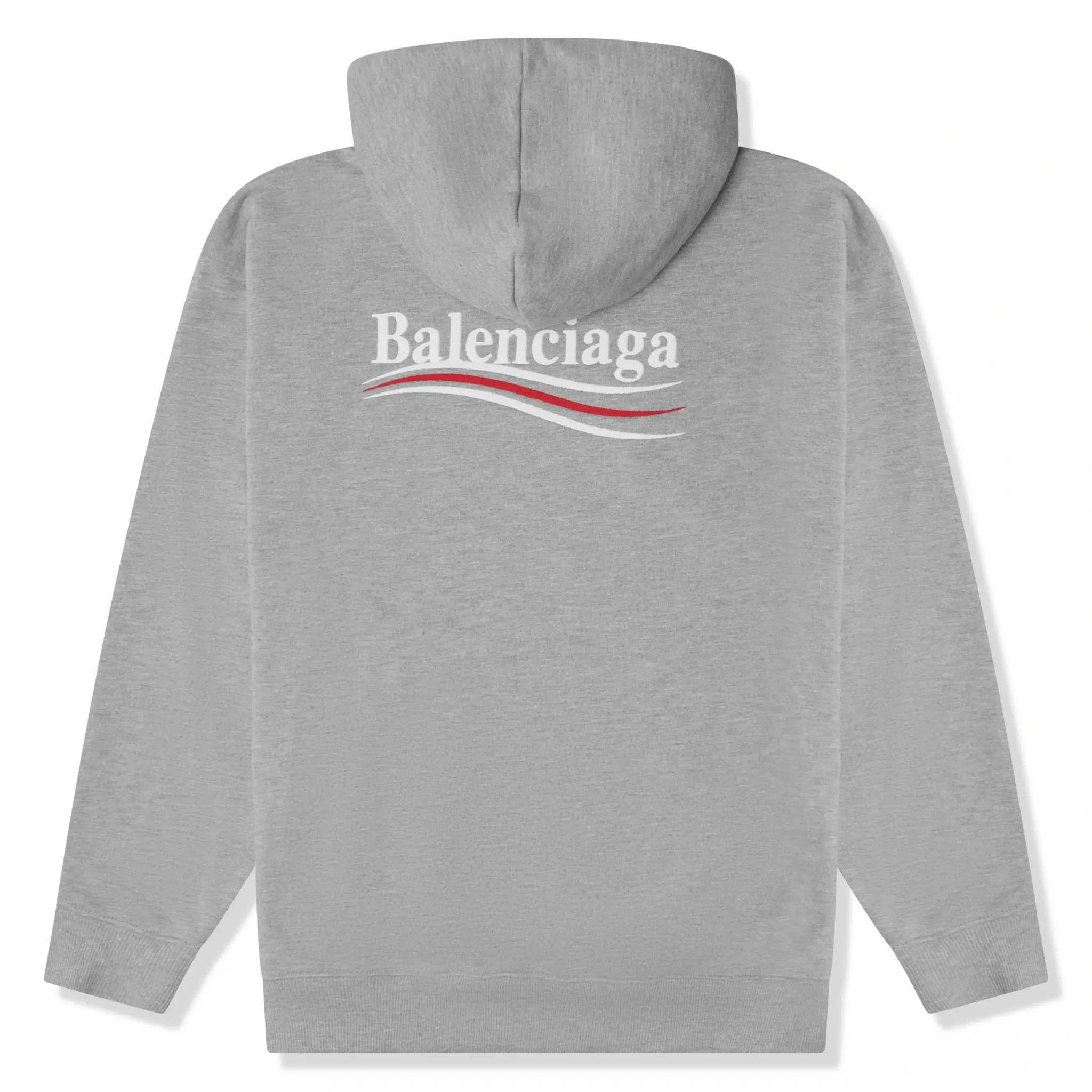 Balenciaga Political Grey Hoodie - Image 2