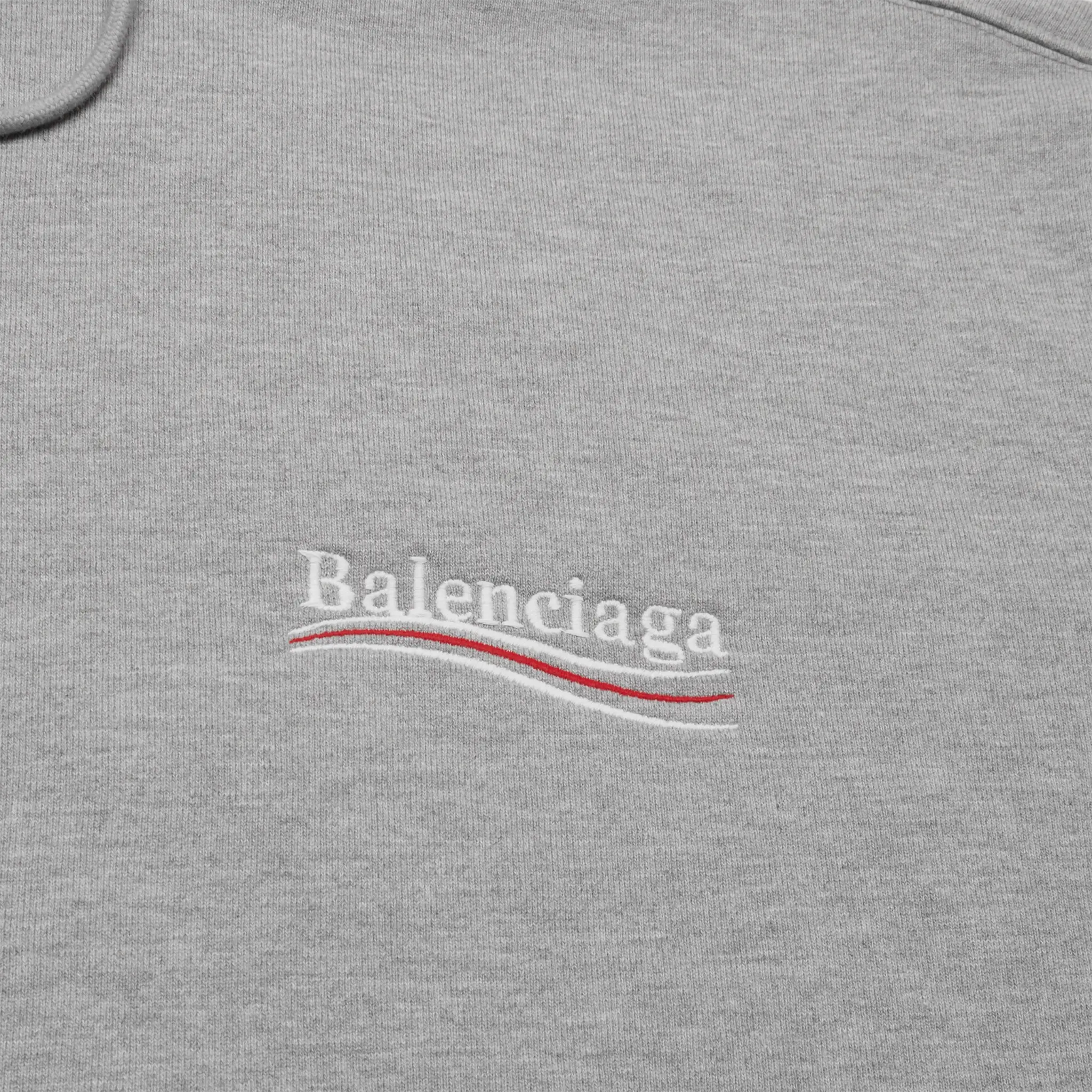 Balenciaga Political Grey Hoodie - Image 3