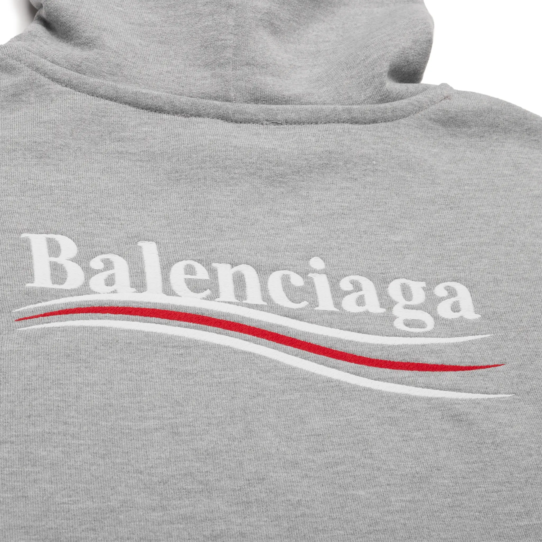 Balenciaga Political Grey Hoodie - Image 4