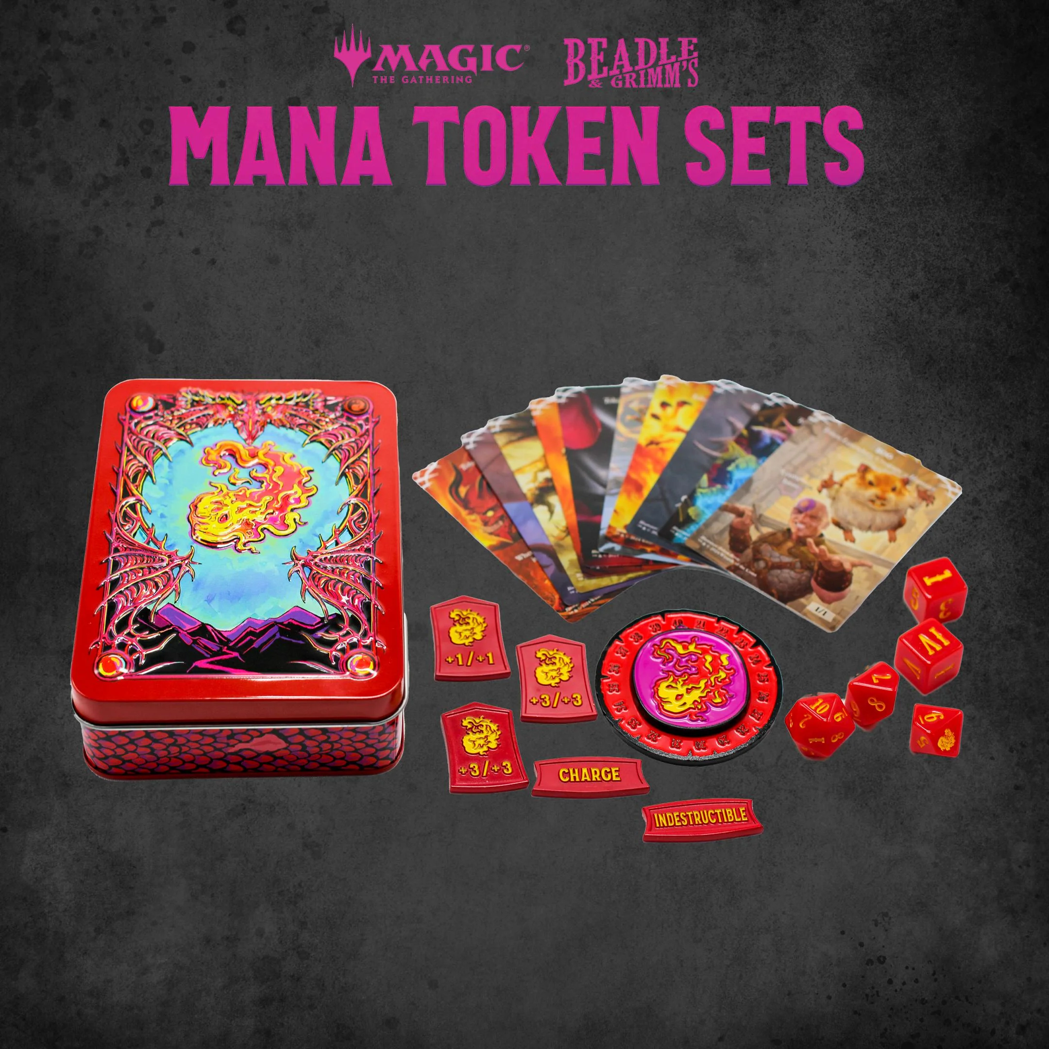 Beadle & Grimm's MTG Mana Token Set - Red - Image 2