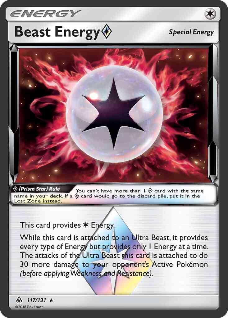 Beast Energy ◇ - 117/131 - Rare Holo [sm6-117] [Holo]