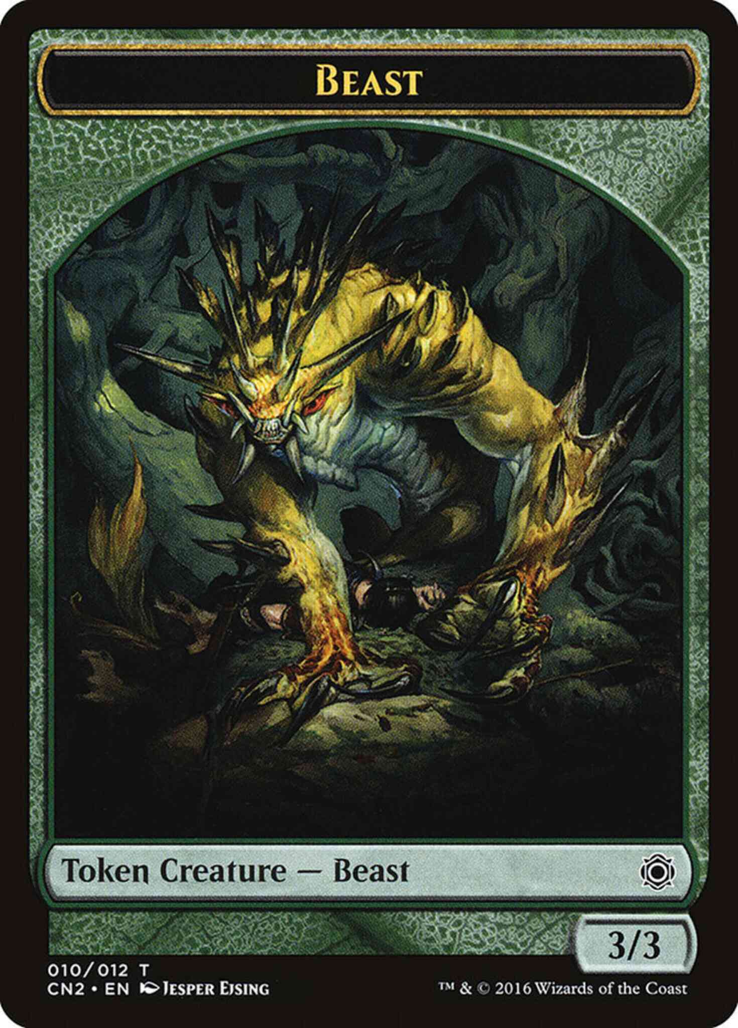 Beast Token [10] [Conspiracy: Take the Crown Tokens] [Non-Foil]