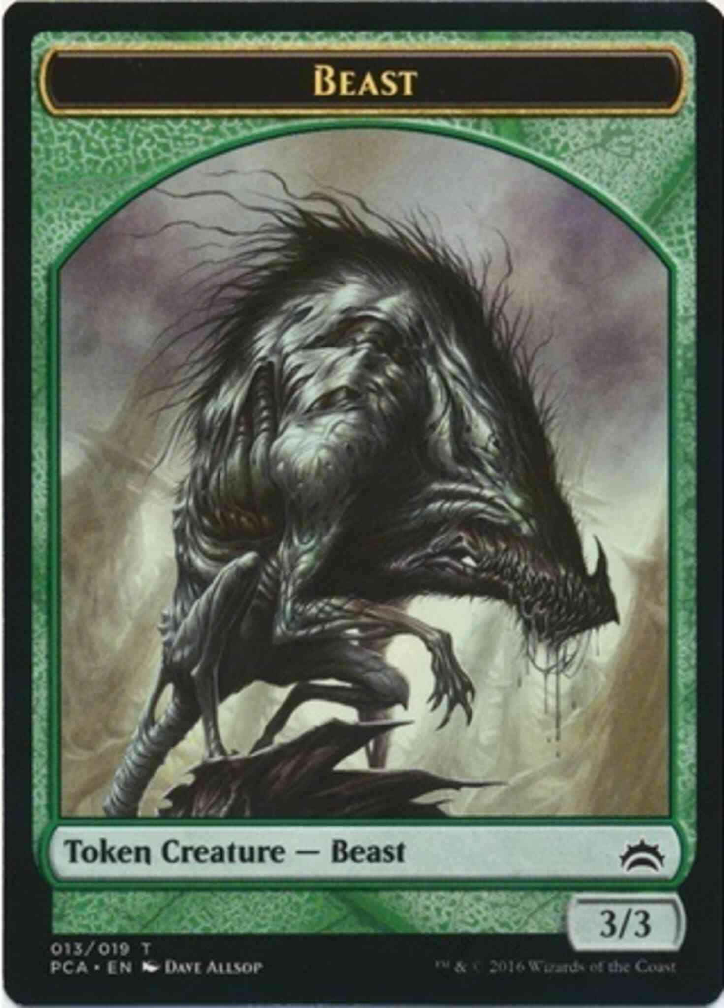 Beast Token (13) // Saproling Token (19) [Planechase Anthology Tokens] [Non-Foil]