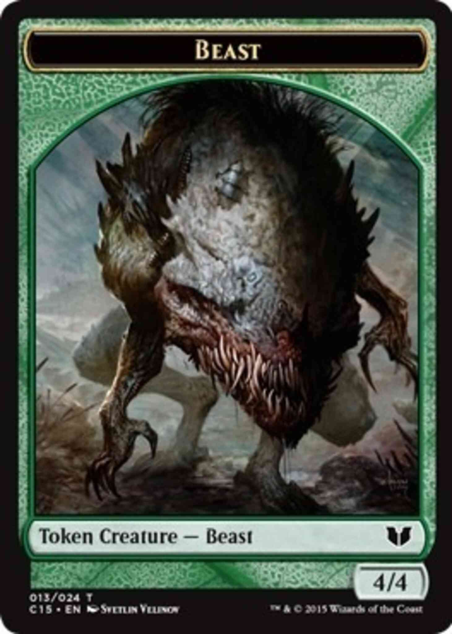 Beast Token (13) // Snake Token (17) [Commander 2015 Tokens] [Non-Foil]