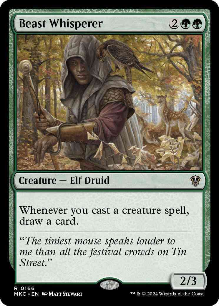 Beast Whisperer [166] [Murders at Karlov Manor: Commander] [Non-Foil]