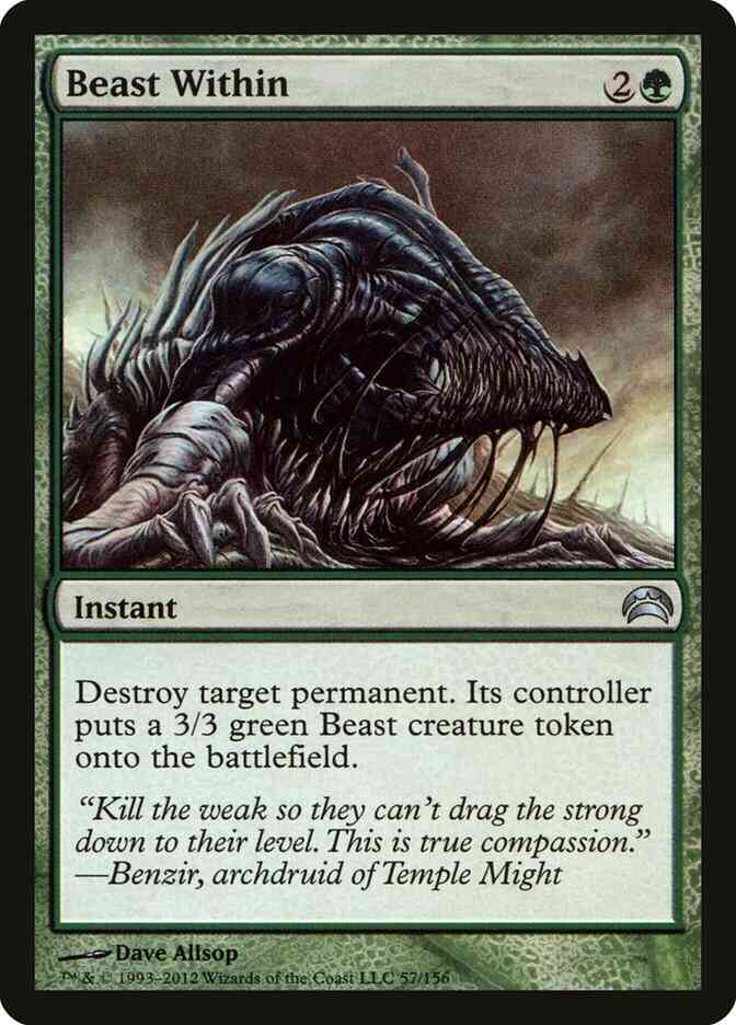 Beast Within [57] [Planechase 2012] [Non-Foil]