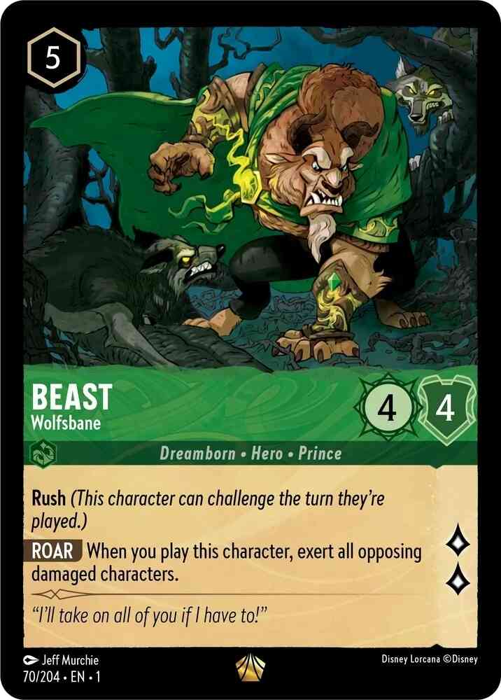 Beast - Wolfsbane - 70/204 [The First Chapter] [Cold Foil]