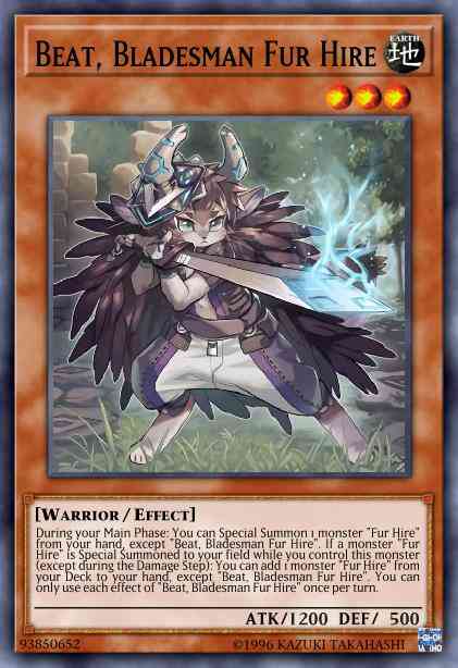 Beat, Bladesman Fur Hire - DASA-EN017 - Secret Rare - 1st Edition