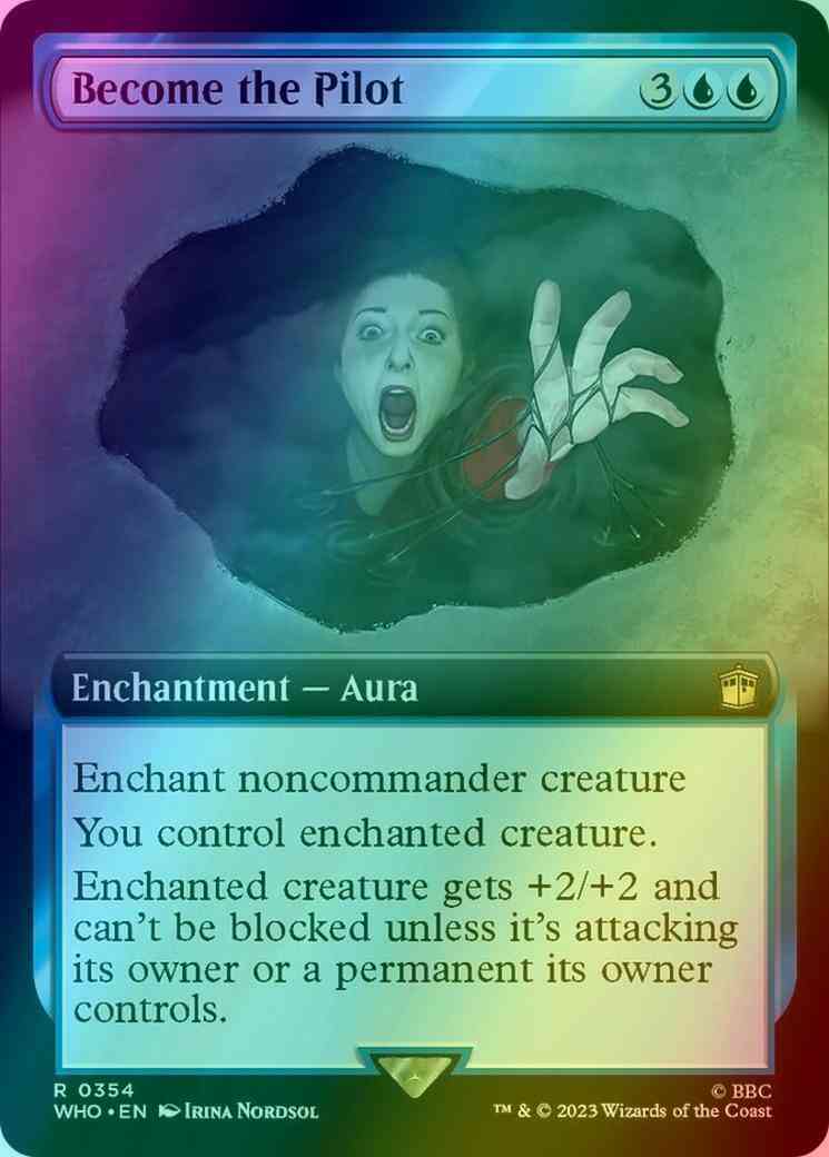 Become the Pilot [354] [Extended Art] [Universes Beyond: Doctor Who] [Foil]