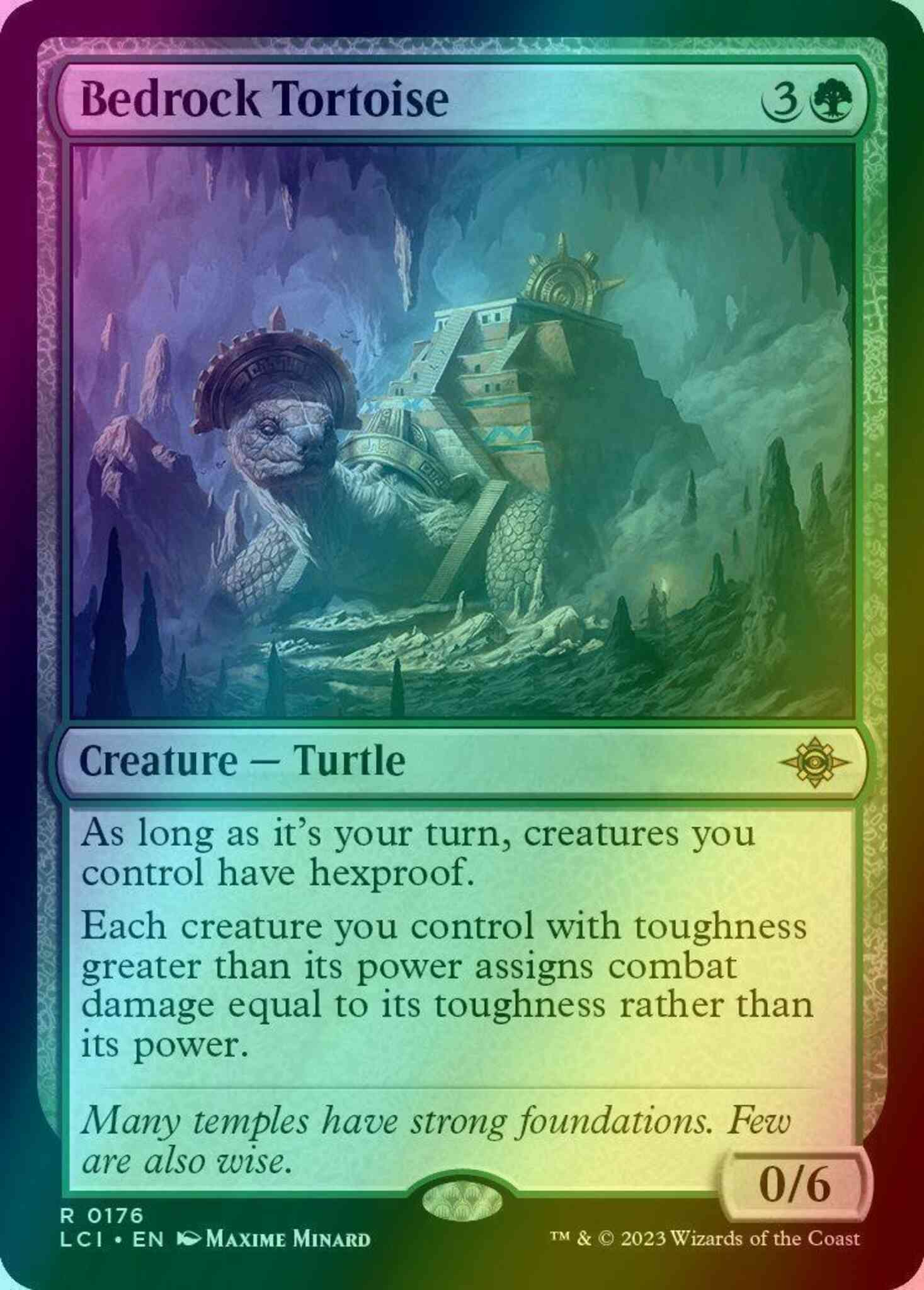 Bedrock Tortoise [176] [The Lost Caverns of Ixalan] [Foil]