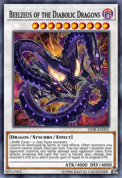 Beelzeus of the Diabolic Dragons - YF08-EN001 - Ultra Rare - Limited